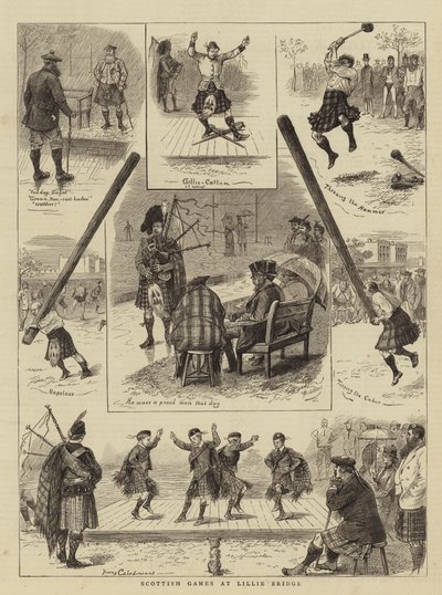 Jeux écossais à Lillie Bridge - William Ralston